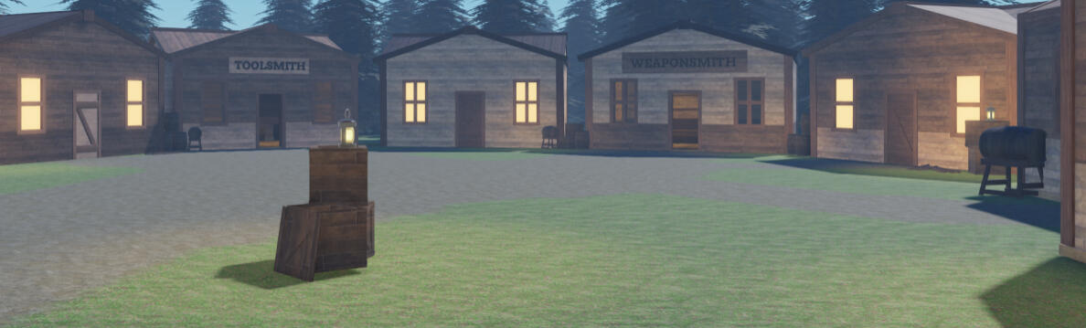Low-poly medieval Village #2